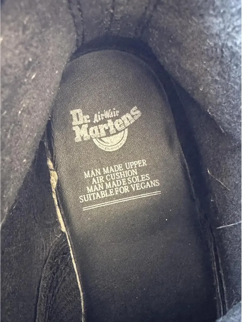 Dr. Martens 1460 Felix lace up black vegan leather boots Size 9